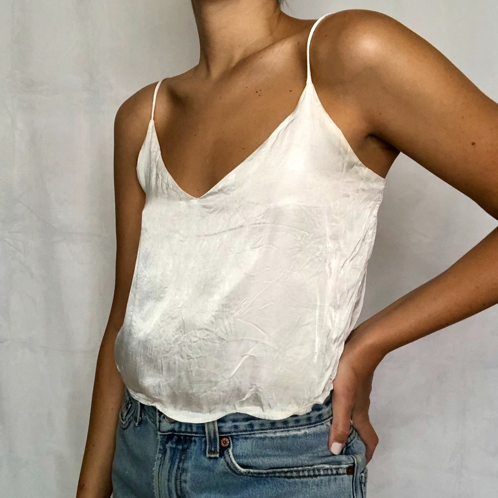 brandy melville silky cami tank